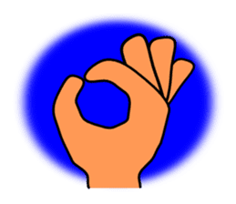 The communication by hand sticker #309665