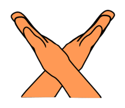 The communication by hand sticker #309666