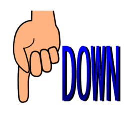 The communication by hand sticker #309668