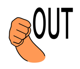 The communication by hand sticker #309670