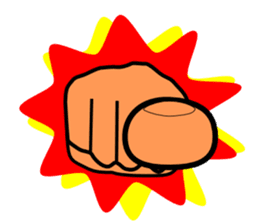 The communication by hand sticker #309677