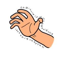 The communication by hand sticker #309679