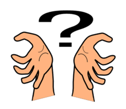 The communication by hand sticker #309690