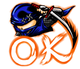 SAMURAI & NINJA(Yoemon&Zeromaru) sticker #309885