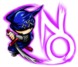 SAMURAI & NINJA(Yoemon&Zeromaru) sticker #309886