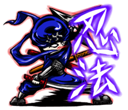 SAMURAI & NINJA(Yoemon&Zeromaru) sticker #309897