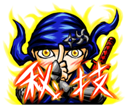 SAMURAI & NINJA(Yoemon&Zeromaru) sticker #309898
