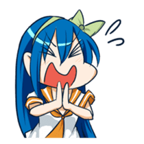 Colorful high school girls sticker #310520