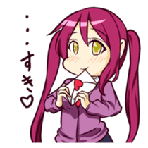 Colorful high school girls sticker #310526