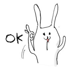Drool rabbit sticker #311389