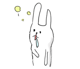 Drool rabbit sticker #311393