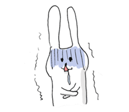 Drool rabbit sticker #311401