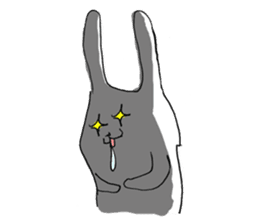 Drool rabbit sticker #311411
