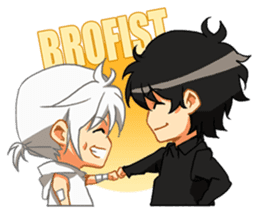 Grey is... - Chibi Ver. sticker #311628