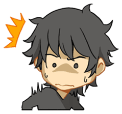 Grey is... - Chibi Ver. sticker #311629