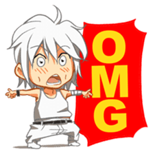 Grey is... - Chibi Ver. sticker #311633