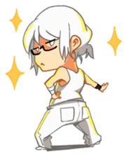 Grey is... - Chibi Ver. sticker #311646