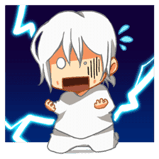 Grey is... - Chibi Ver. sticker #311649