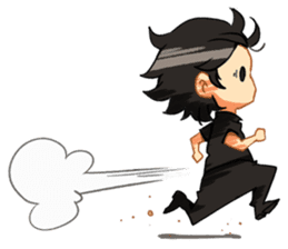 Grey is... - Chibi Ver. sticker #311655