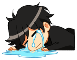 Grey is... - Chibi Ver. sticker #311657