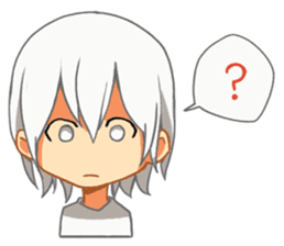 Grey is... - Chibi Ver. sticker #311662