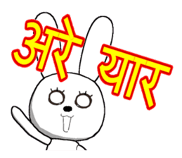 The rabbit which is full of expressions9 sticker #312425