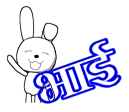 The rabbit which is full of expressions9 sticker #312430