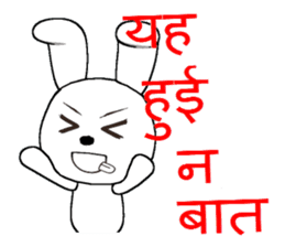 The rabbit which is full of expressions9 sticker #312457