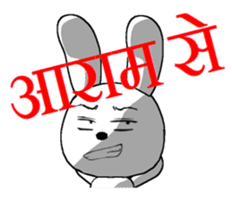 The rabbit which is full of expressions9 sticker #312458