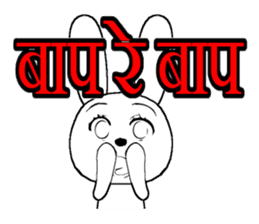 The rabbit which is full of expressions9 sticker #312461