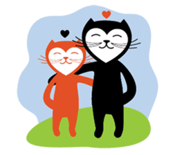 The Love Cats sticker #312707