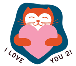 The Love Cats sticker #312721