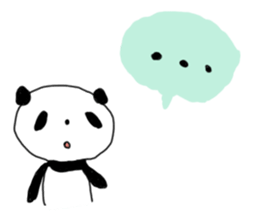 "muu" of panda sticker #312907