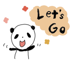 "muu" of panda sticker #312908