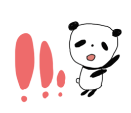 "muu" of panda sticker #312909