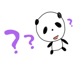 "muu" of panda sticker #312910