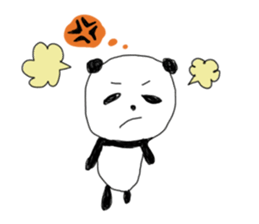 "muu" of panda sticker #312912