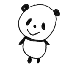 "muu" of panda sticker #312914