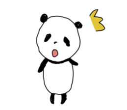 "muu" of panda sticker #312915