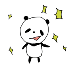 "muu" of panda sticker #312916