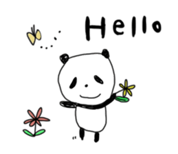 "muu" of panda sticker #312920