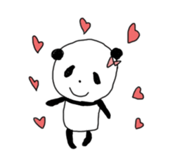 "muu" of panda sticker #312923