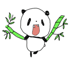 "muu" of panda sticker #312925