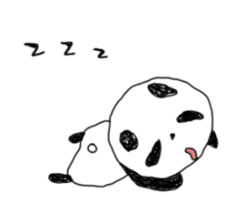 "muu" of panda sticker #312926