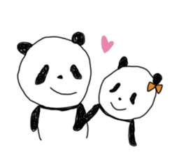 "muu" of panda sticker #312927