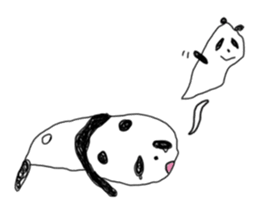 "muu" of panda sticker #312930