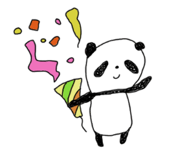 "muu" of panda sticker #312934