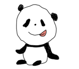 "muu" of panda sticker #312935