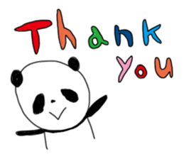 "muu" of panda sticker #312936