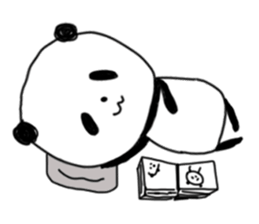 "muu" of panda sticker #312939